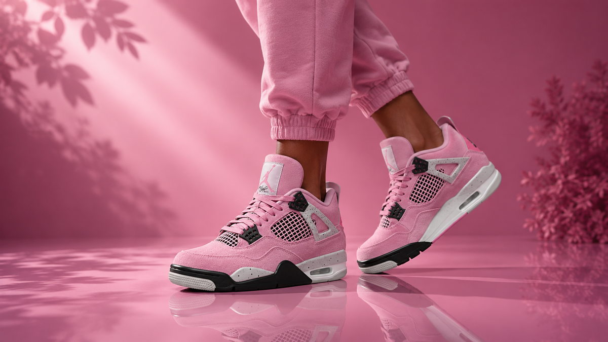  Air Jordan 4 Orchid Nike h/t RabaKali