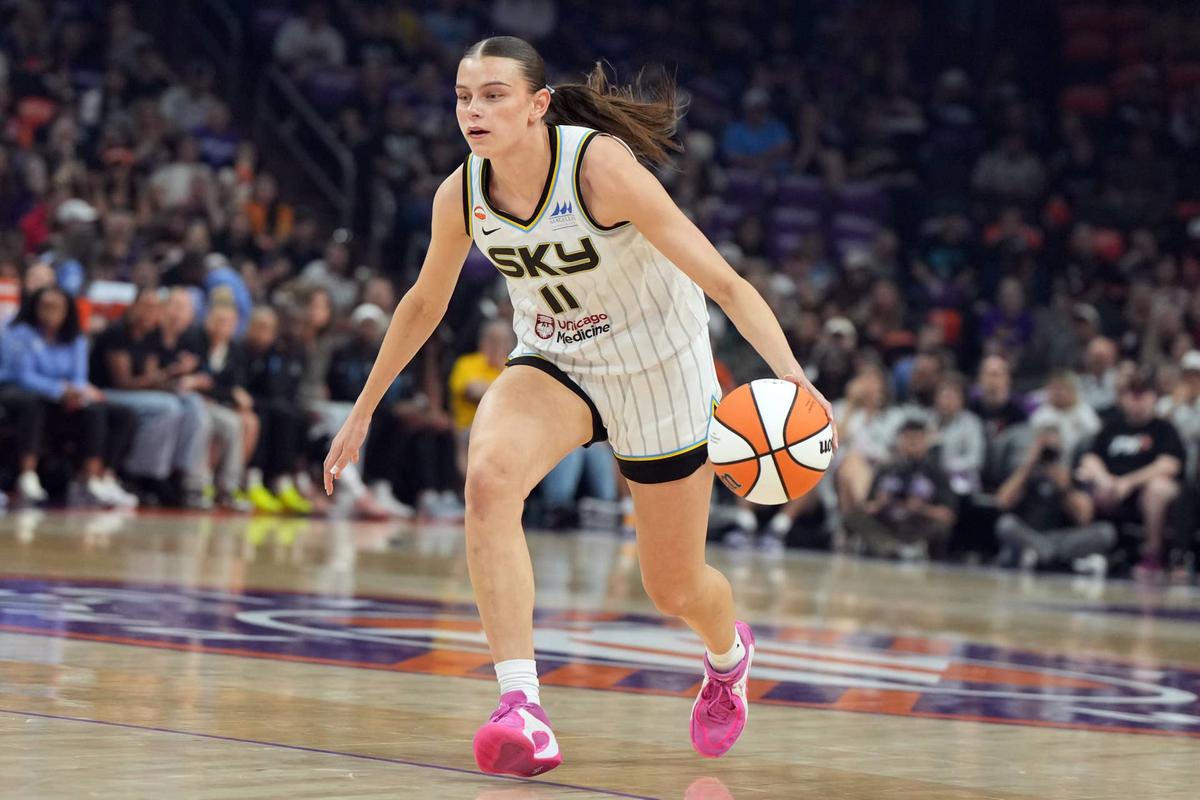  Chicago Sky guard Gabriela Jaquez (11) Rick Scuteri-Imagn Images