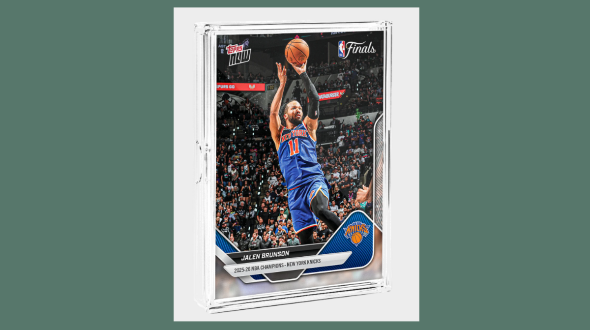  Topps NOW championship team set offers collectors direct participation before production totals finalize.
