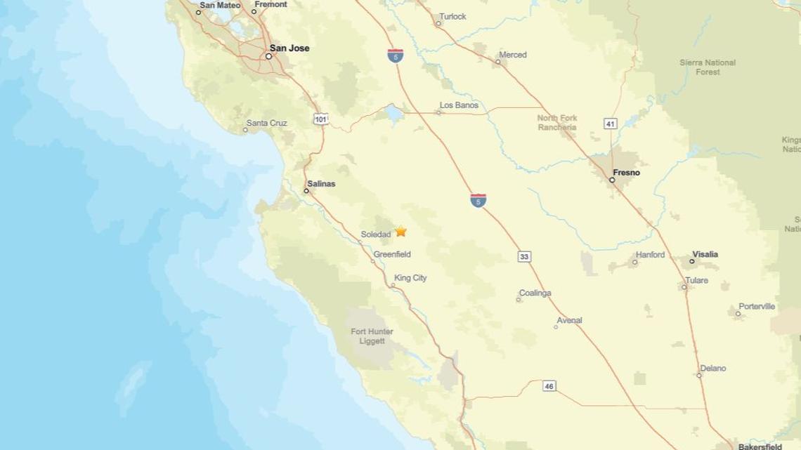 Feb. 11: Earthquake measuring 2.4 shakes region close to Pinnacles, CA 