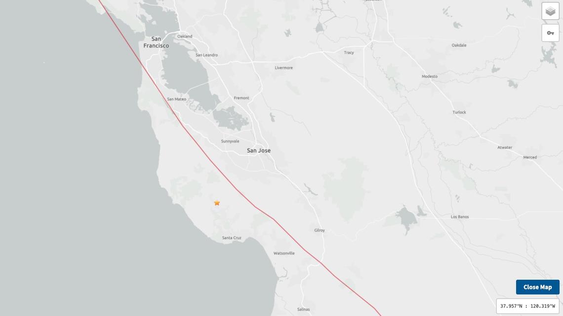 Earthquake jolts Santa Cruz County and Bay Area 