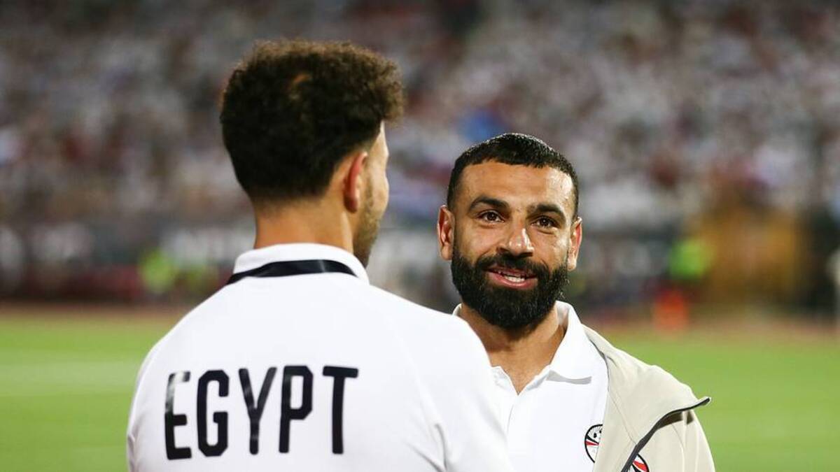  Mohamed Salah heads to the World Cup with his future unclear. | Sayed Hassan/Getty Images 
