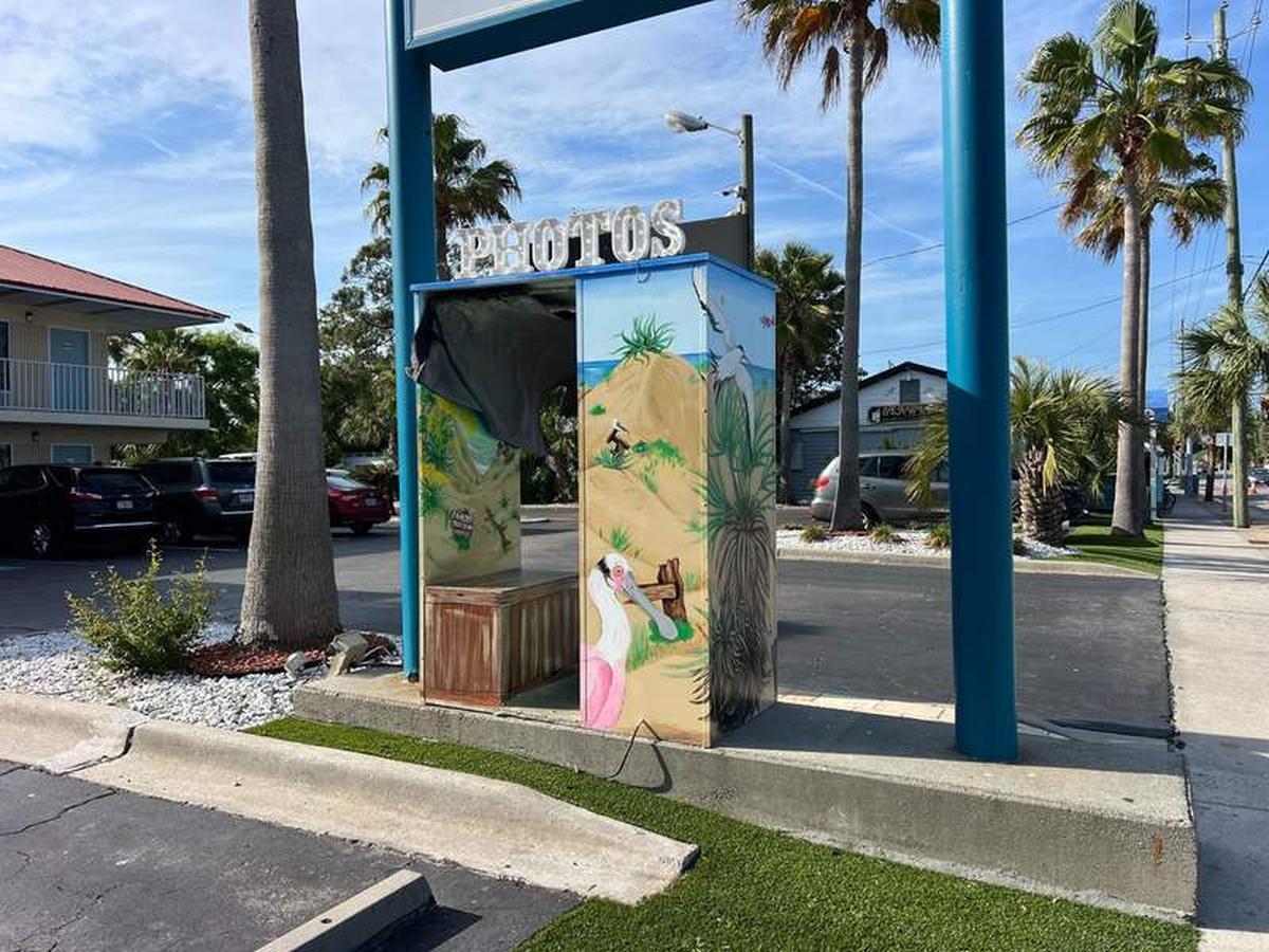  You'll see several old-school photo booths on Tybee Island. Photo credit: Karyn Locke 