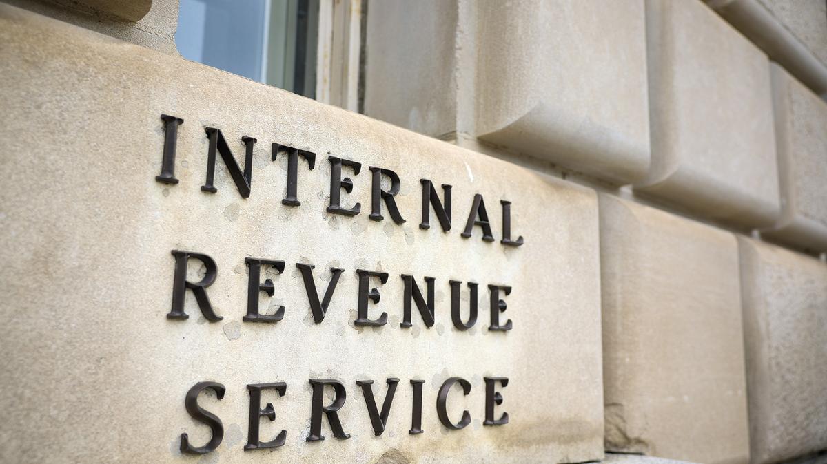 The Internal Revenue Service Building is seen on Feb. 20, 2025, in Washington, D.C. In 2026, U.S. officials have discussed creating a $1.7 billion federal fund to pay victims of so-called government weaponization to resolve President Donald Trump’s lawsuit against the Internal Revenue Service.