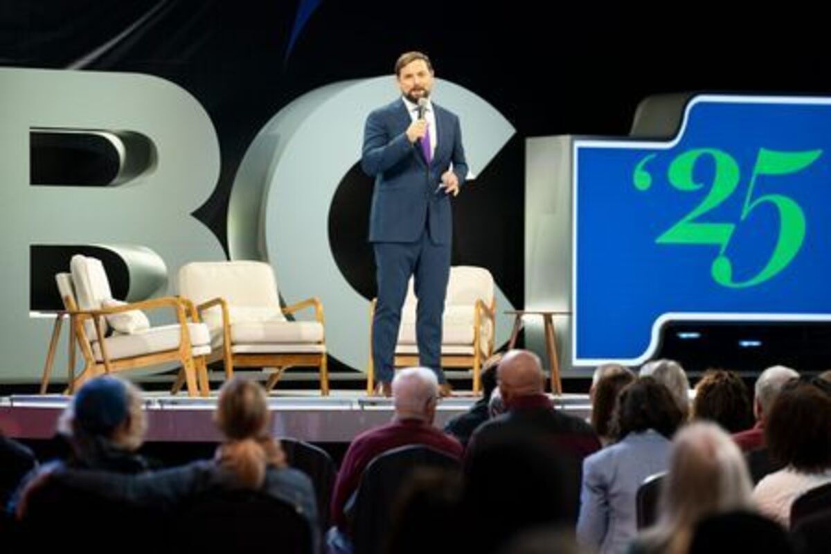 Luke Russert during the 2025 MSNBC Live Events season at Manhattan Center on Oct. 11, 2025, in New York City.