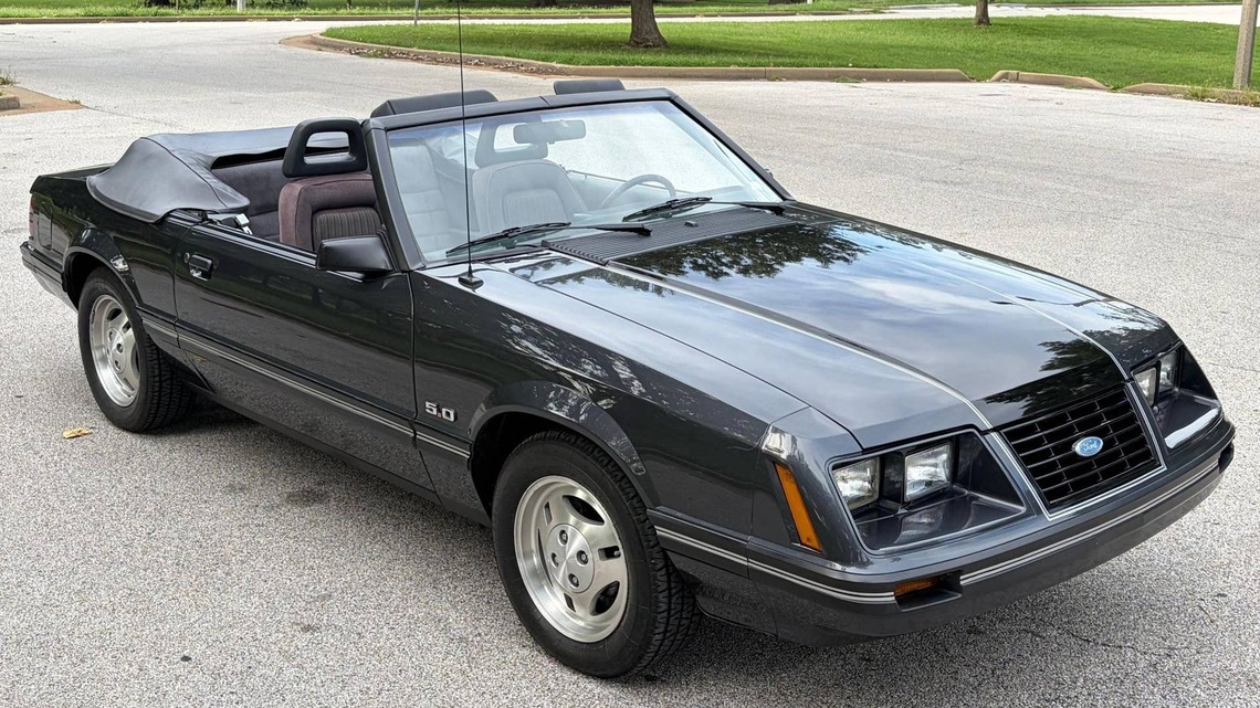 1984 Ford Mustang GT Convertible for Sale With 37,000 Miles Shown