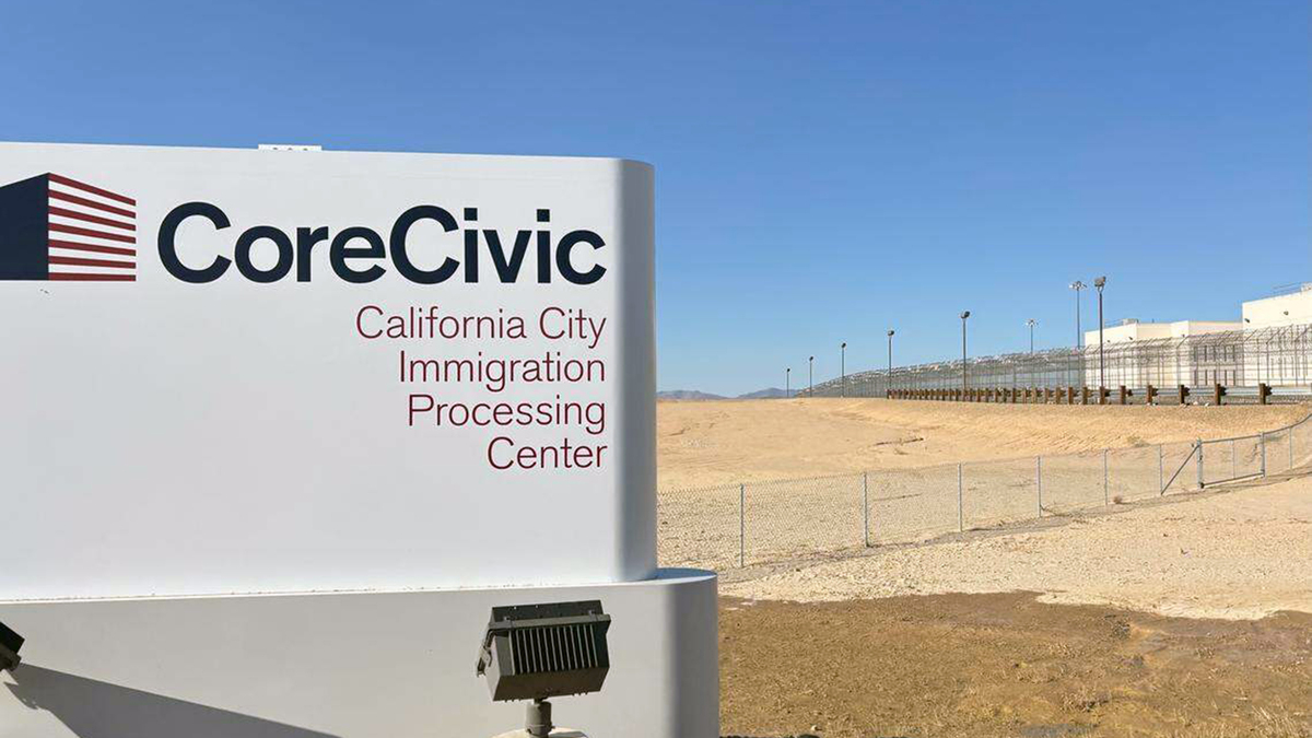 California City Immigration Processing Center is California's largest ICE detention facility. The 2,560-bed facility was formerly a privately-operated state prison until it closed in early 2024. (Melissa Montalvo/The Fresno Bee/TNS)