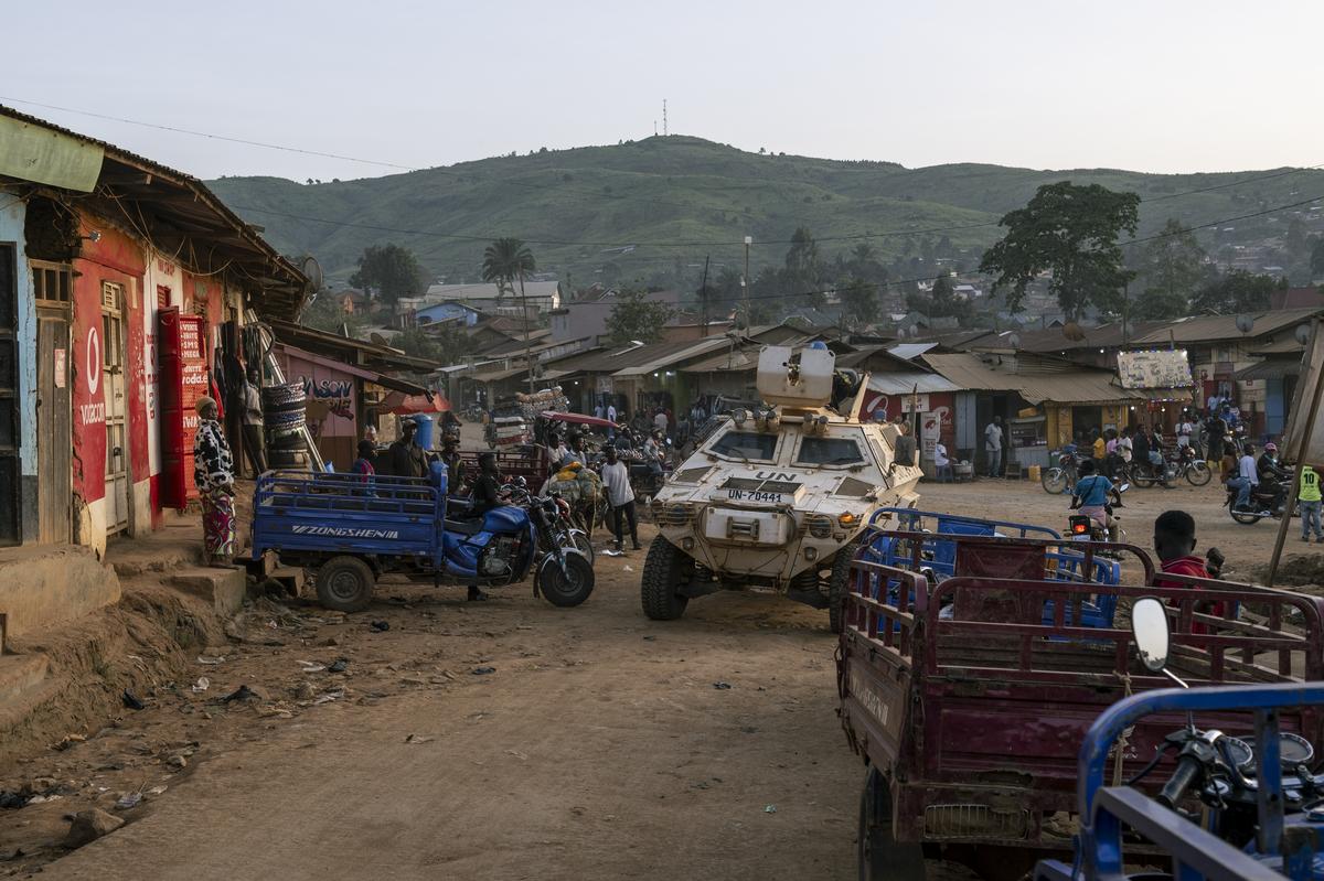 A view of the mining town of Mongbwalu, which is at the epicenter of the Ebola virus outbreak in Democratic Republic of Congo, May 25, 2026. In a remote gold mining town at the epicenter of the Ebola outbreak, medical workers struggle to beat back a surge of deaths and infections. (Arlette Bashizi/The New York Times)
