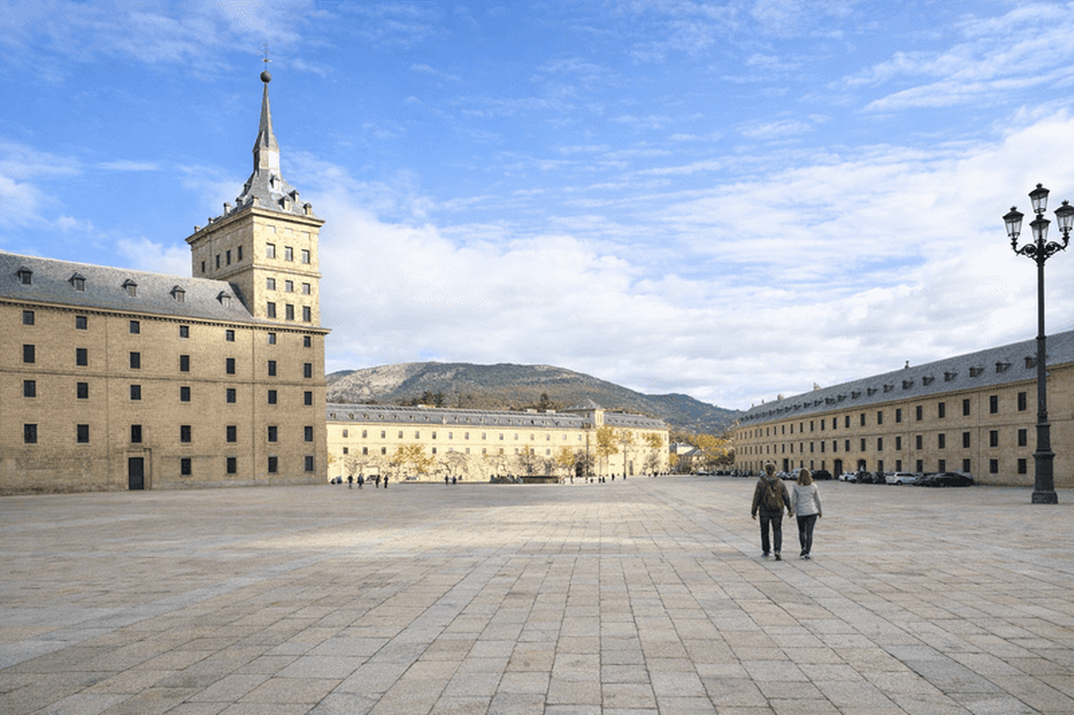  Massive 16th-century monastery in San Lorenzo El Escorial. Photo credit: Mira Temkin 