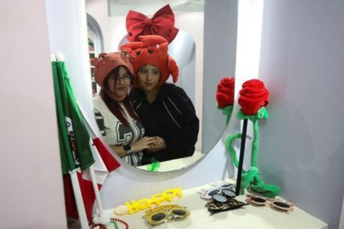 Women pose at Fotorec Photo Booth in Little Seoul, as the bond between Korea and Mexico, one of the world’s more unusual geo-cultural connections, continues to grow, with Korean influence gaining a foothold despite distance, language barriers and a 15-hour time difference, in Mexico City, Mexico, June 17, 2026. REUTERS/Paola Garcia