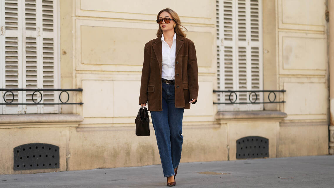 These Boutique-Looking 'Trouser Jeans' Are Taking Over for Fall 2026 