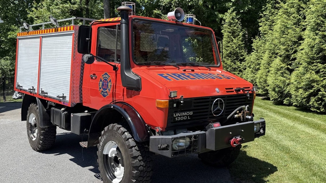 1987 Mercedes-Benz Unimog 1300L For Sale With Portal Axles, Triple Lockers, And Ex-Fire Service History 