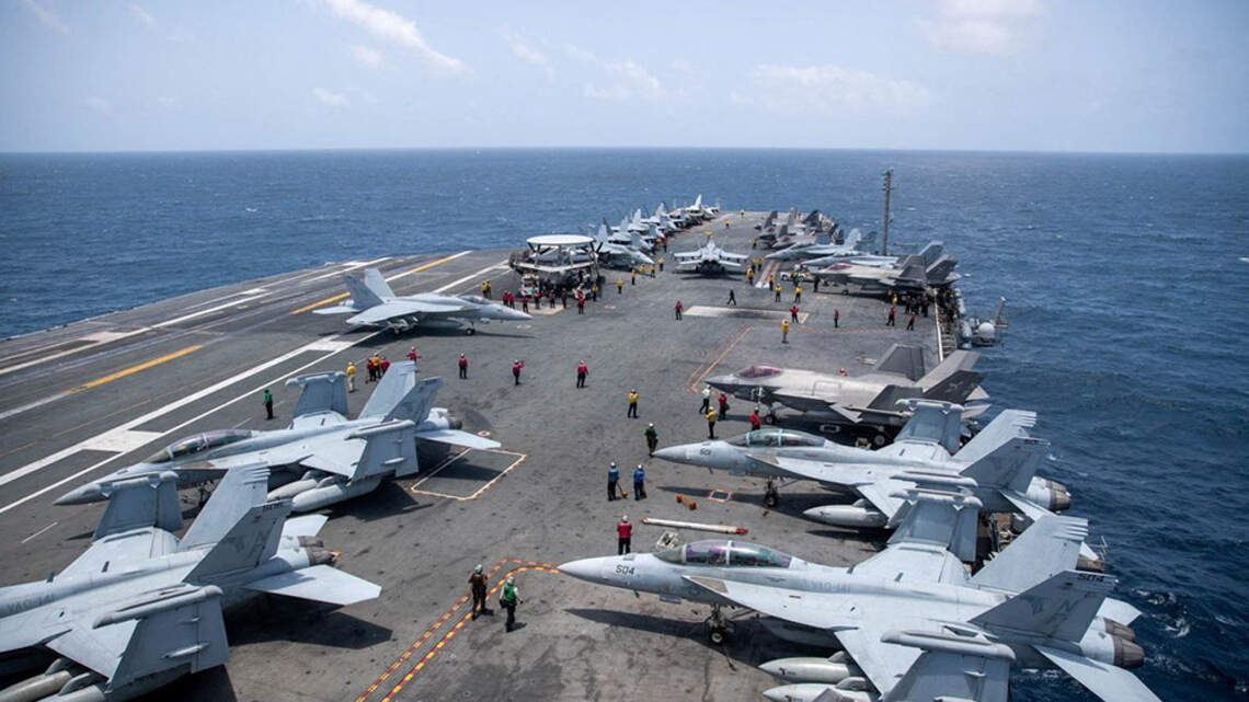 USS George Washington arrives in Middle East to replace vessel under scrutiny