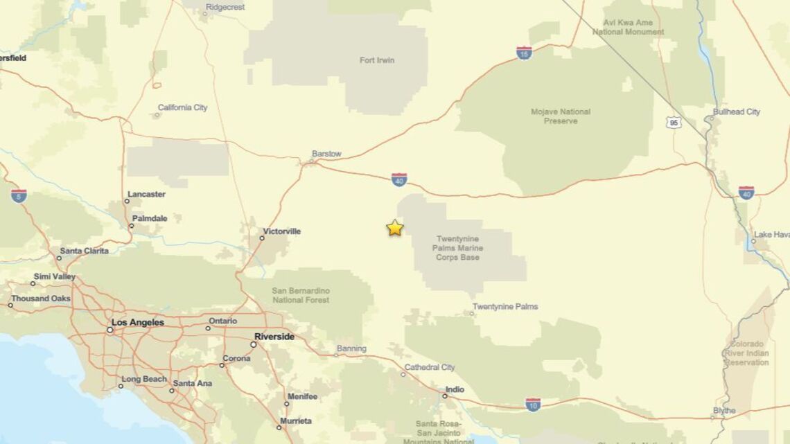 Update: Earthquake shakes region close to Ludlow, CA on Aug. 6 - 2.1 magnitude reported 