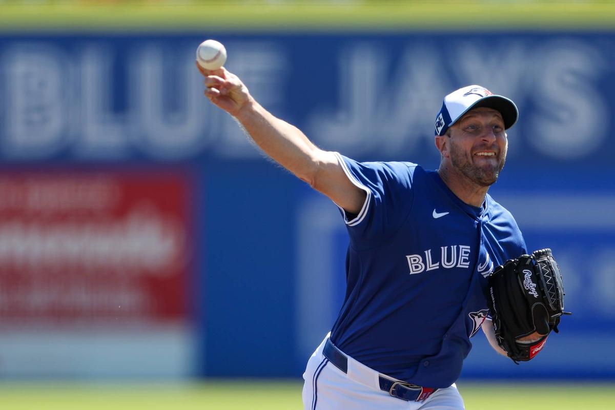  Toronto Blue Jays pitcher Max Scherzer (31). Nathan Ray Seebeck-Imagn Images