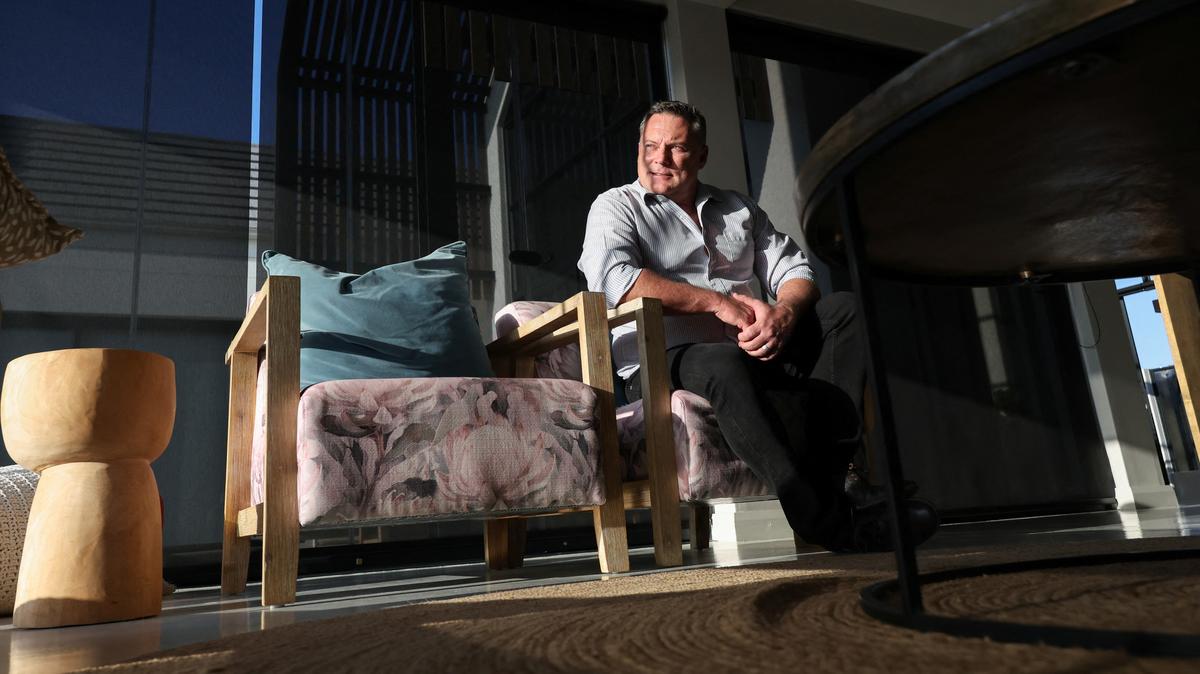 SJ du Venage, a provincial councilman for Freedom Front Plus, a right-wing, white Afrikaner political party, at his residence in Saint Helena Bay, Western Cape, South Africa, May 20, 2026. Du Venage has applied for the U.S. refugee programme. REUTERS/Esa Alexander