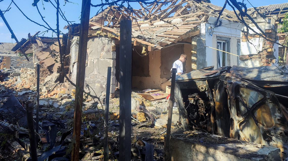 Ukraine and Russia trade overnight drone strikes, officials say