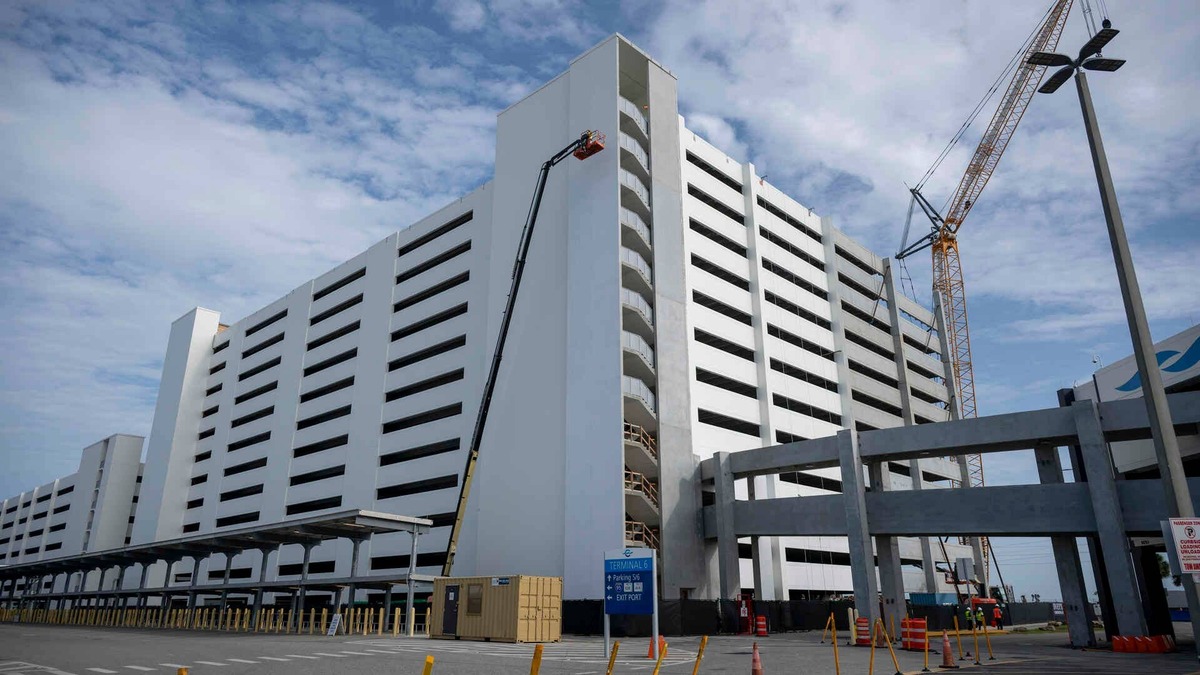  Port Canaveral's new parking garage is expected to open in fall 2026. 
