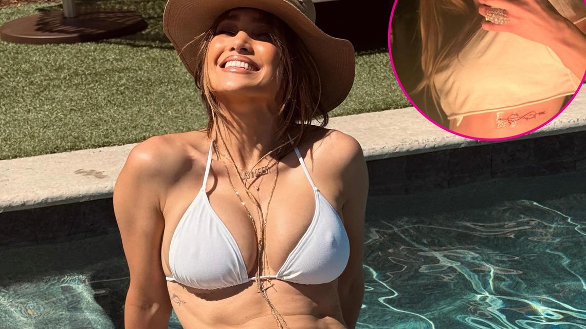 Jennifer Lopez Shows How She Covered Up Ben Affleck Tattoo in Bikini Photo 