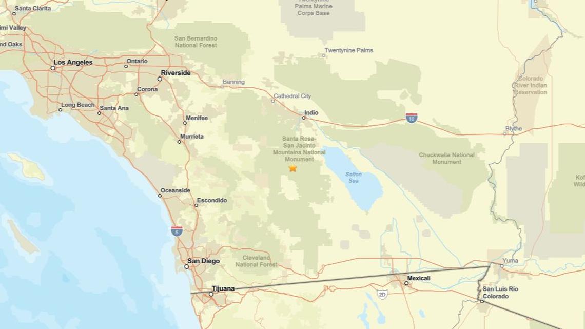 Update: Earthquake struck region close to Borrego Springs, CA on May 12 - 2.1 magnitude reported 