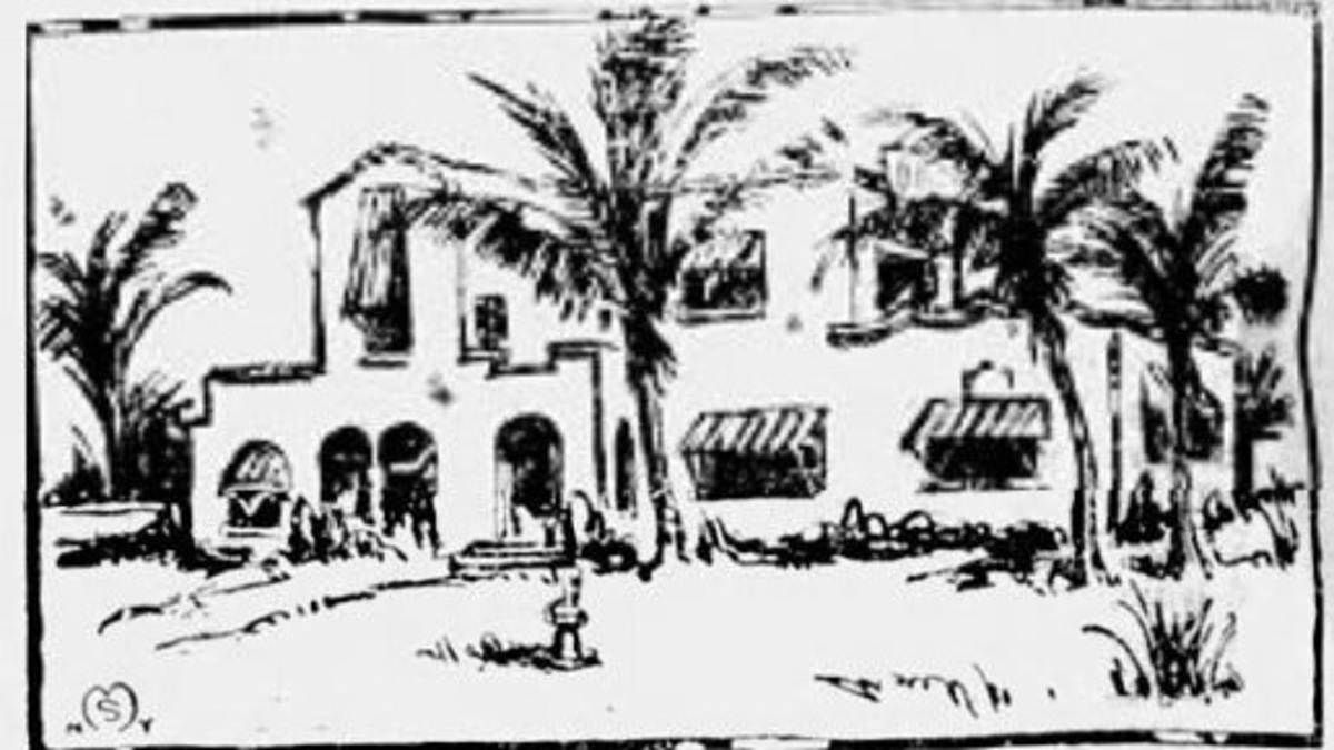 The 1925-built and 1926-opened Spanish-Mediterranean Sebastian Inn on the Indian River Lagoon was built for $750,000 by Georgia engineer James Robert Odom and Fort Pierce developer F.E. Gober. Later additions of a gas station and then a restaurant stretched it northward. Earl Roberts of Earl's Hideaway owned the hotel from 1944-55. That's when he and life partner Grace Martin, the hotel assistant manager and restaurant hostess, moved Earl's Bar & Package Store from the hotel to '3/4 miles north on left,' a sign said.