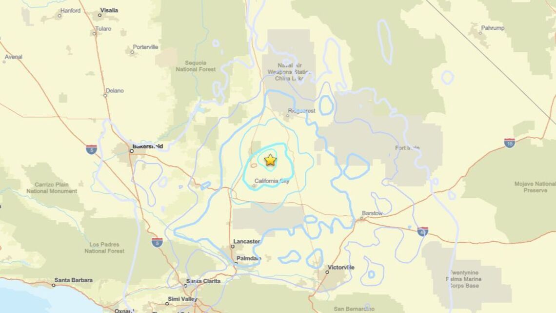 Update: 4.3 magnitude earthquake registered close to Johannesburg, CA on July 13 