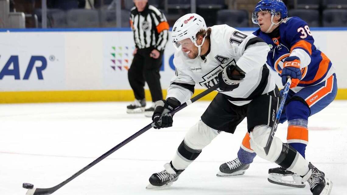 Brandt Clarke lifts Kings past Islanders in overtime 