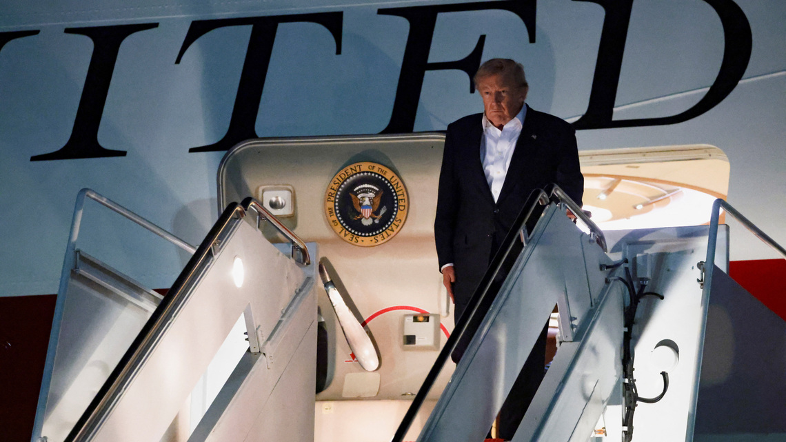 Trump says his plane faced 'greater risk' in secret flight change 
