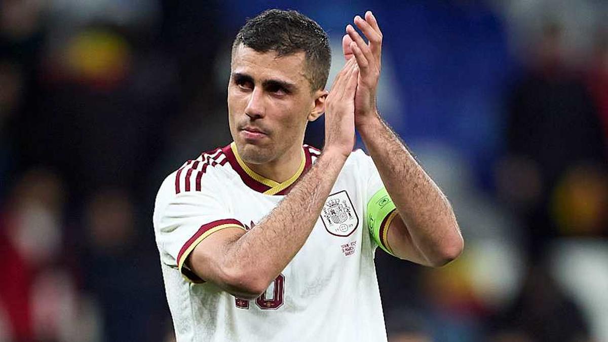  Rodri is focussed on the World Cup, for now. | Pablo Rodriguez/Quality Sport Images/Getty Images 