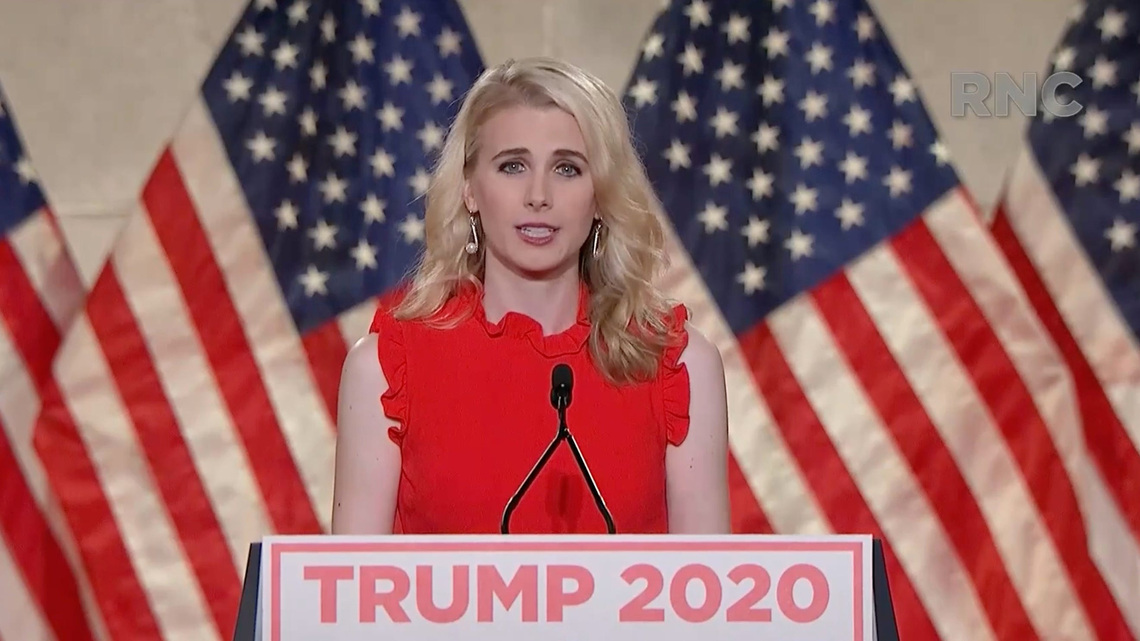 What is Natalie Harp's role in the White House, with Trump?