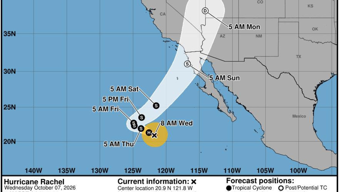 Hurricane Rachel may weaken, but California flooding threats could grow 