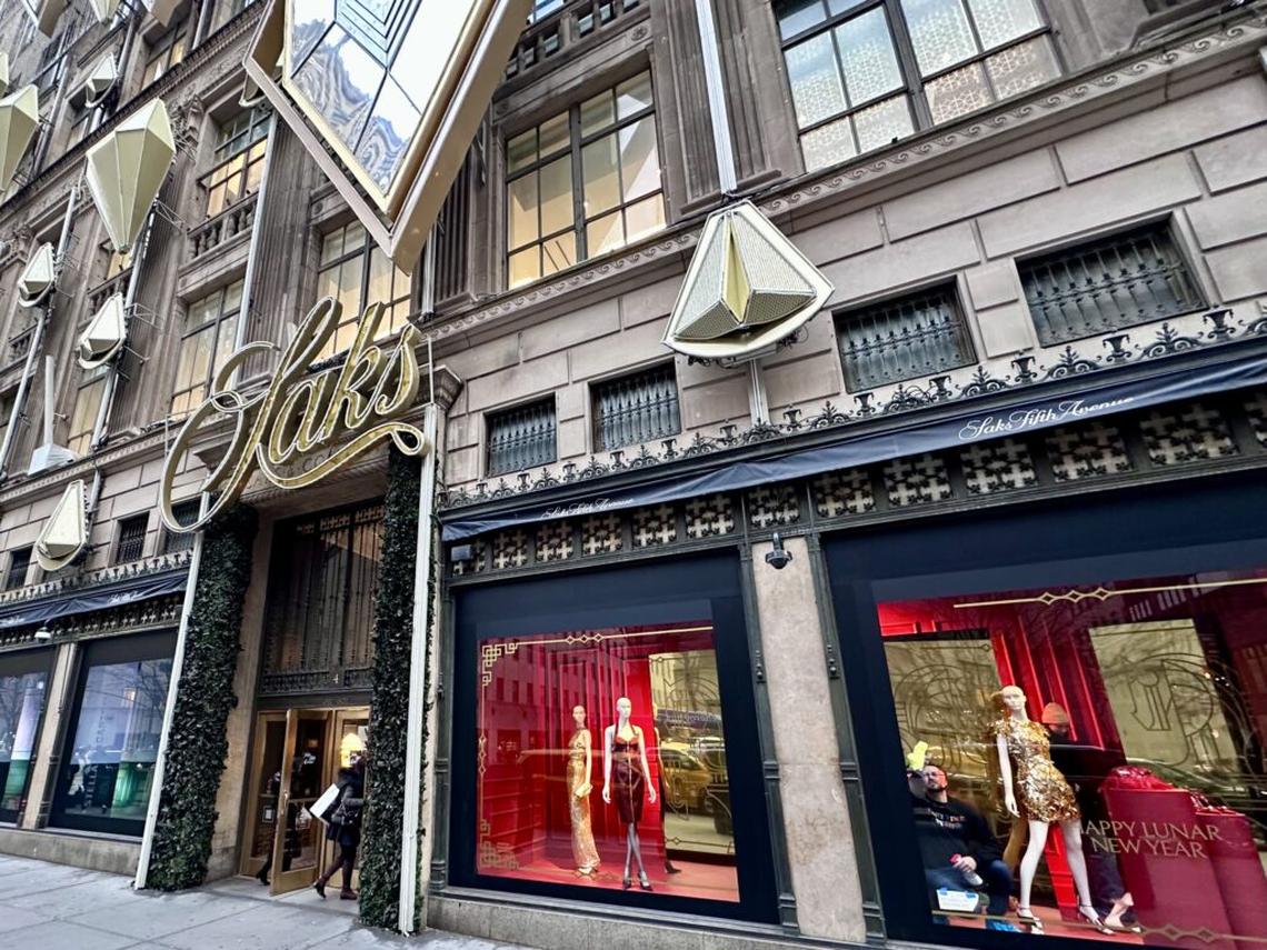  Window shopping is more my speed at luxury retailer Saks 5th Avenue. Photo credit: Cathy Bennett Kopf 