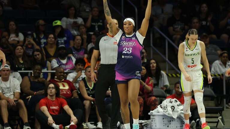 Mystics overcome 20-point deficit to beat Wings, extend win streak to 5 
