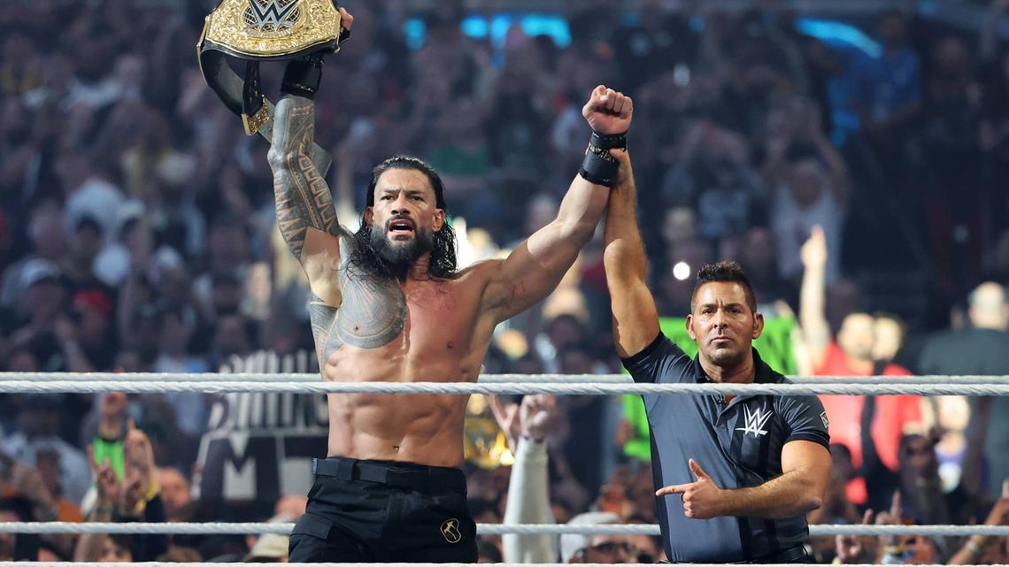 Roman Reigns Beats CM Punk to Win Title in WrestleMania 42 Instant Classic 