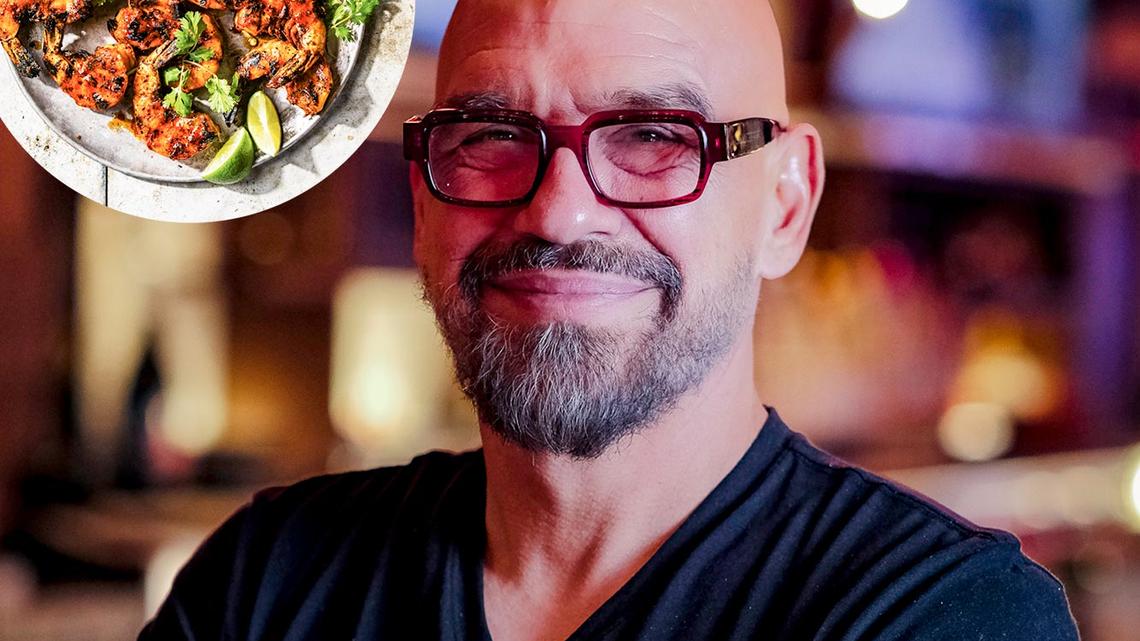 Chef Michael Symon Shares Smoky Grilled Shrimp Recipe Made for Summer Bashes
