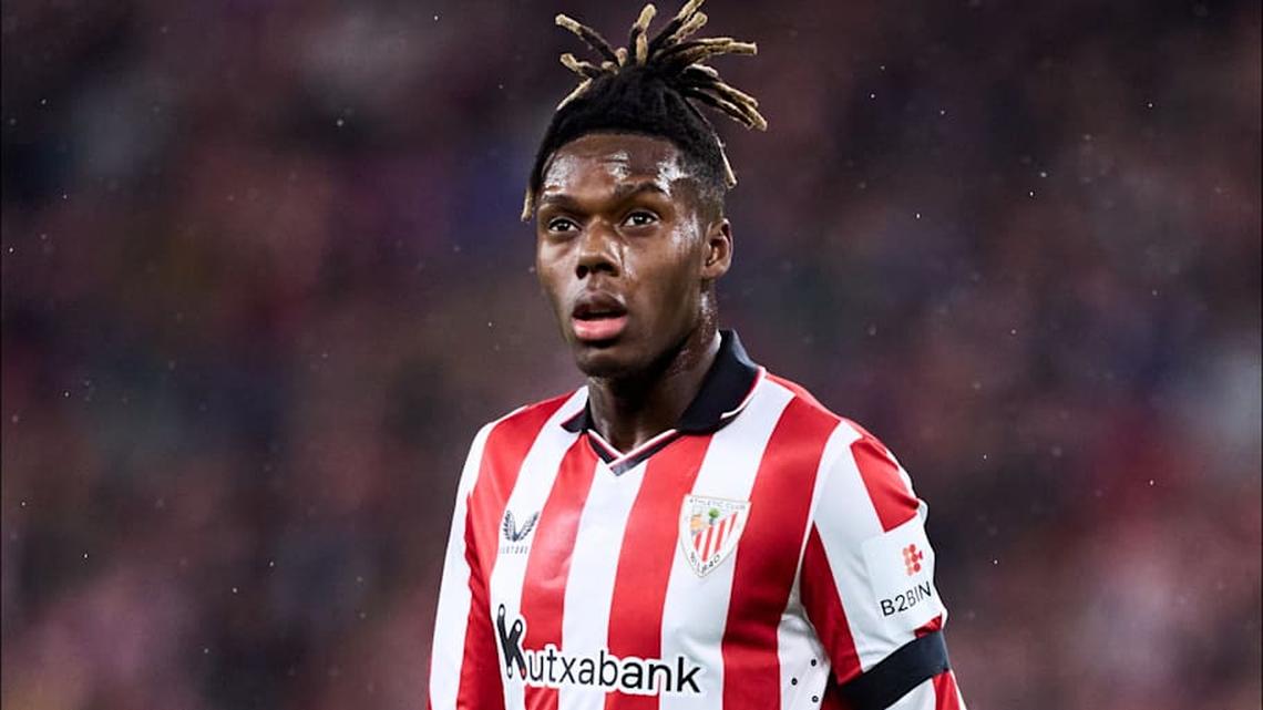  Nico Williams has been linked with an exit from Athletic Club. | Juan Manuel Serrano Arce/Getty Images 