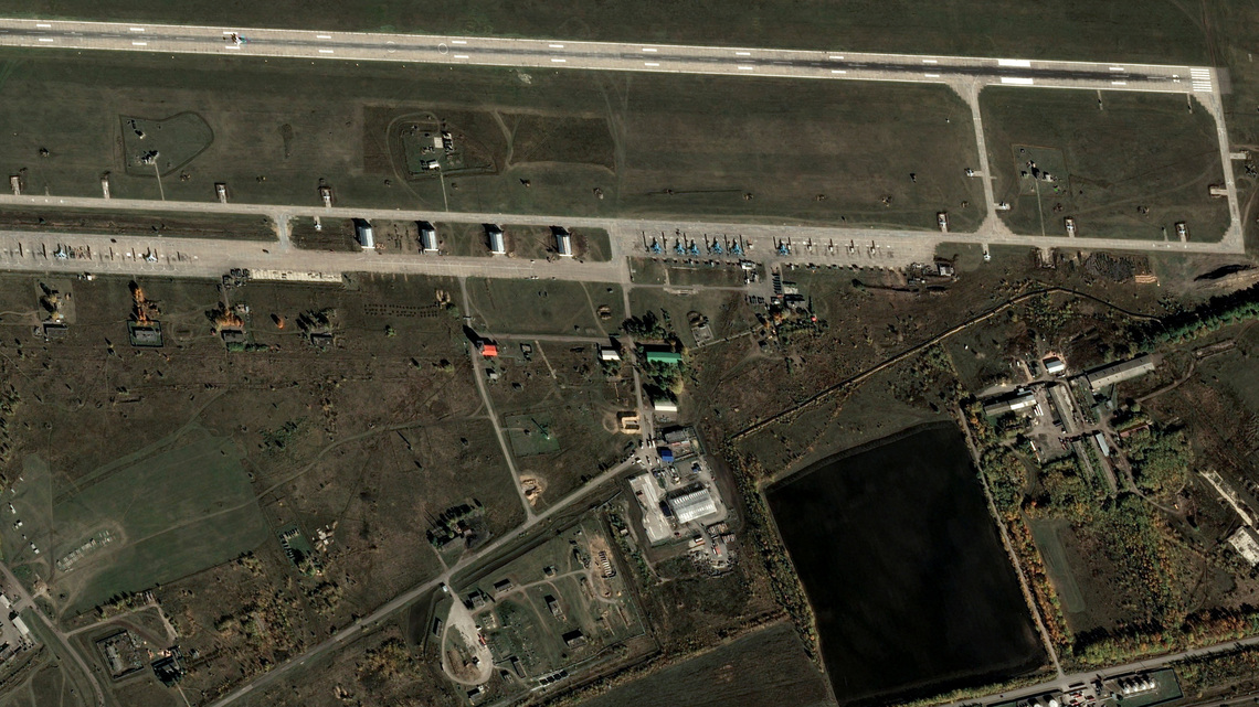 Ukraine says it damaged six Russian military jets in missile strike on airfield 