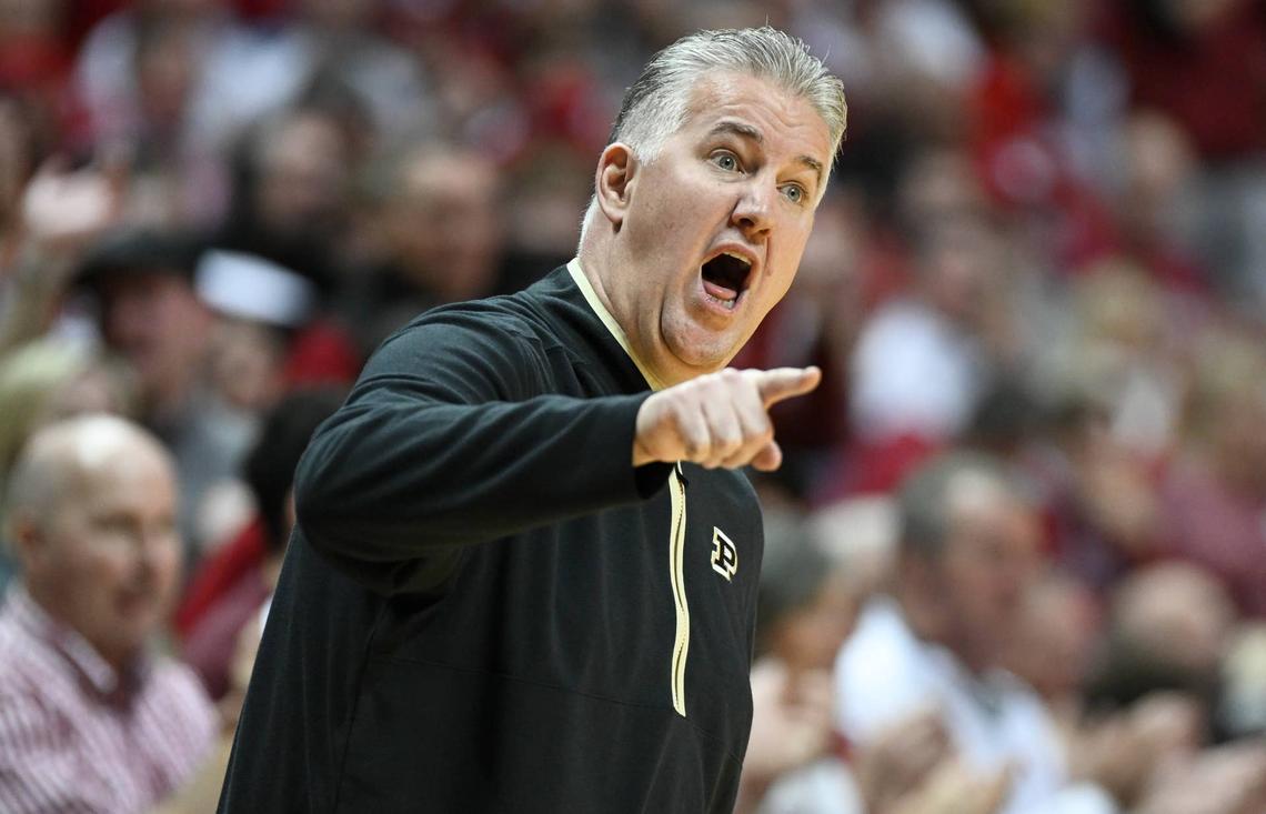  Purdue Boilermakers head coach Matt Painter. Robert Goddin-Imagn Images 