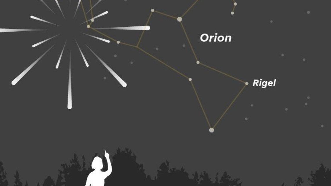 The Orionid meteor shower starts to peak tonight. Where to see it