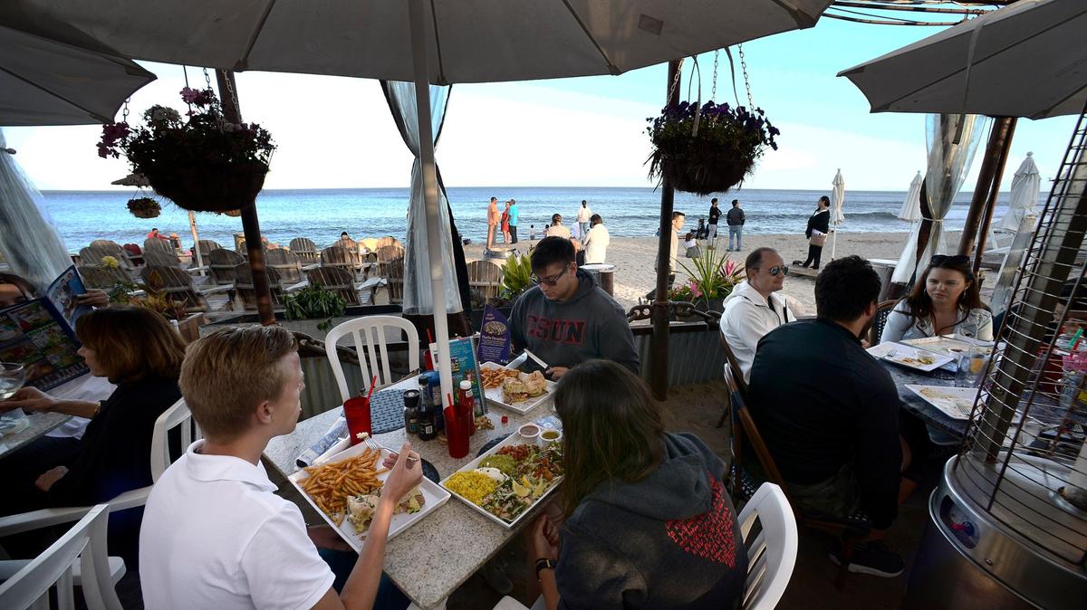 Dine with a view at Paradise Cove Beach Cafe in Malibu, (Photo by John McCoy/Los Angeles Daily News (SCNG))