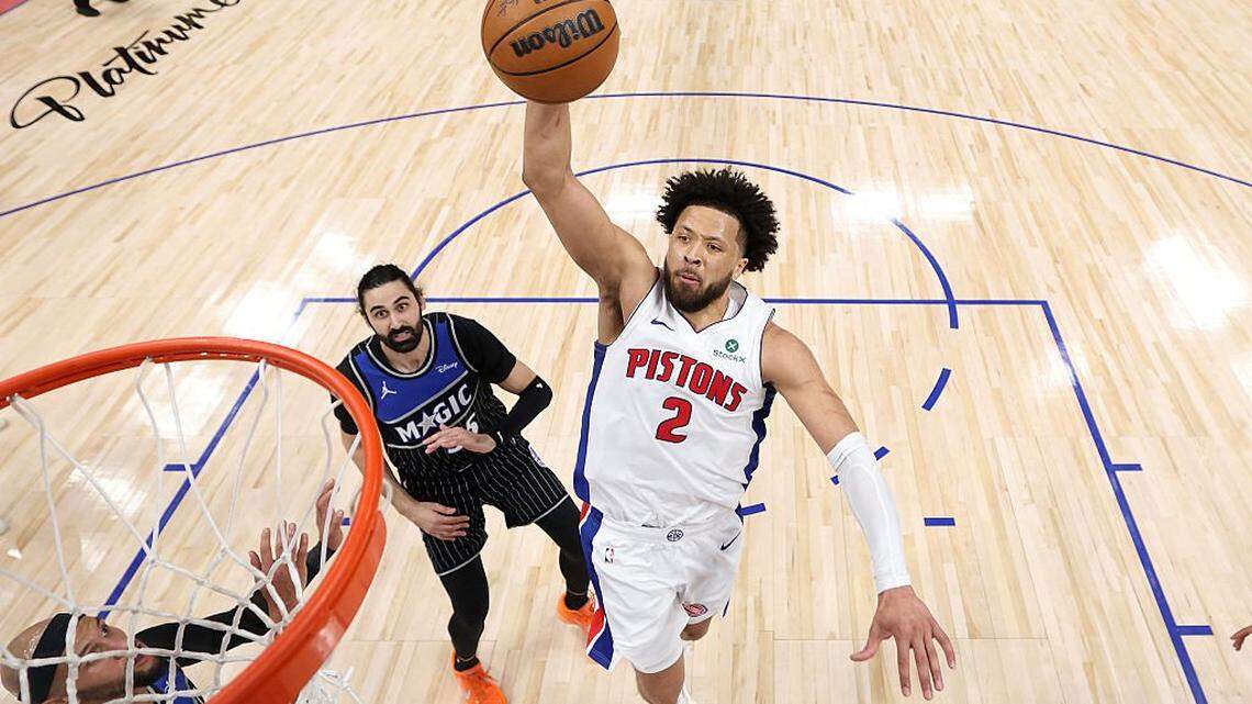 Shooting woes sink Magic as top-seeded Pistons even up series in Game 2