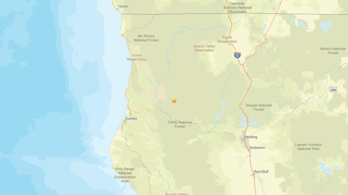 Seismic activity on March 17: Earthquake near Willow Creek, CA recorded - magnitude 2.5 