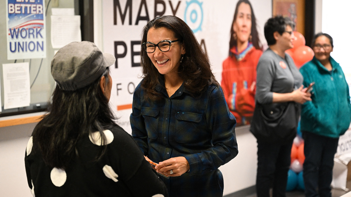 Trump calls for Peltola to be banned from Alaska Senate race