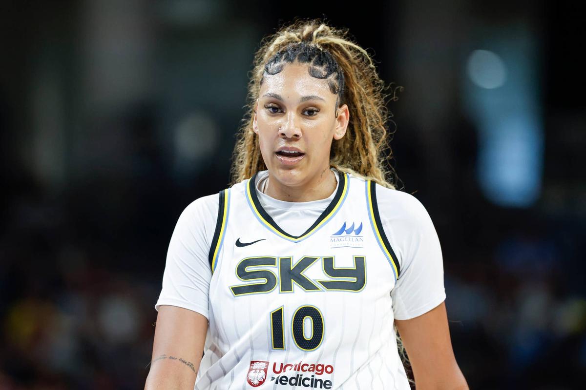  Chicago Sky center Kamilla Cardoso (10) Kamil Krzaczynski-Imagn Images