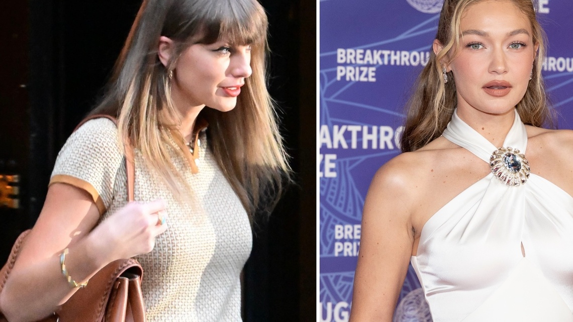 Taylor Swift Rocks BFF Gigi Hadid's Cashmere Brand at Electric Lady Studio 