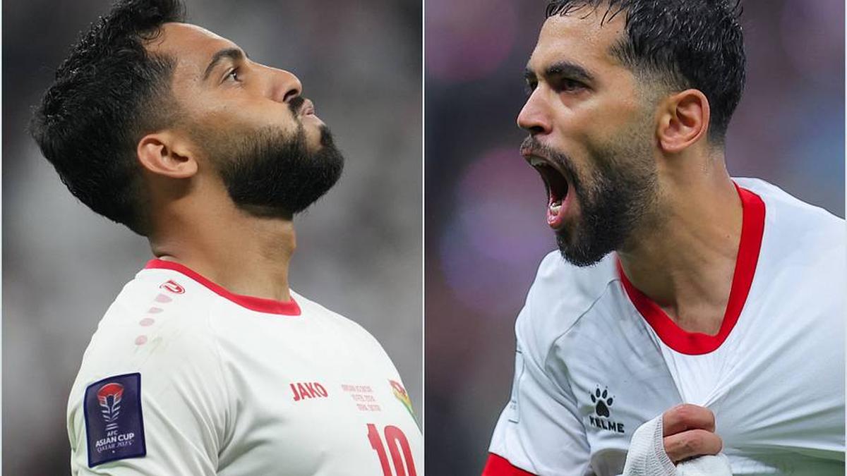  Musa Al-Taamari and Ali Olwan carry the nation's hopes. | Etsuo Hara/Getty Images, Karim JAAFAR/AFP/Getty Images 