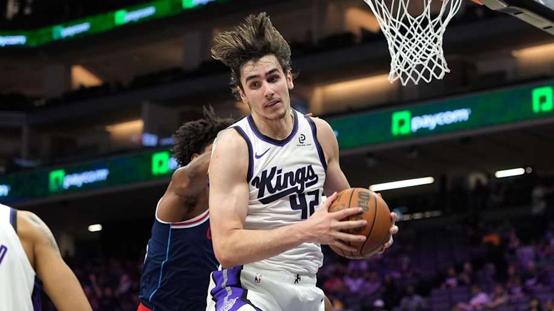  Stanford product Maxime Raynaud has been rock-solid for the Kings this season. | Darren Yamashita-Imagn Images 