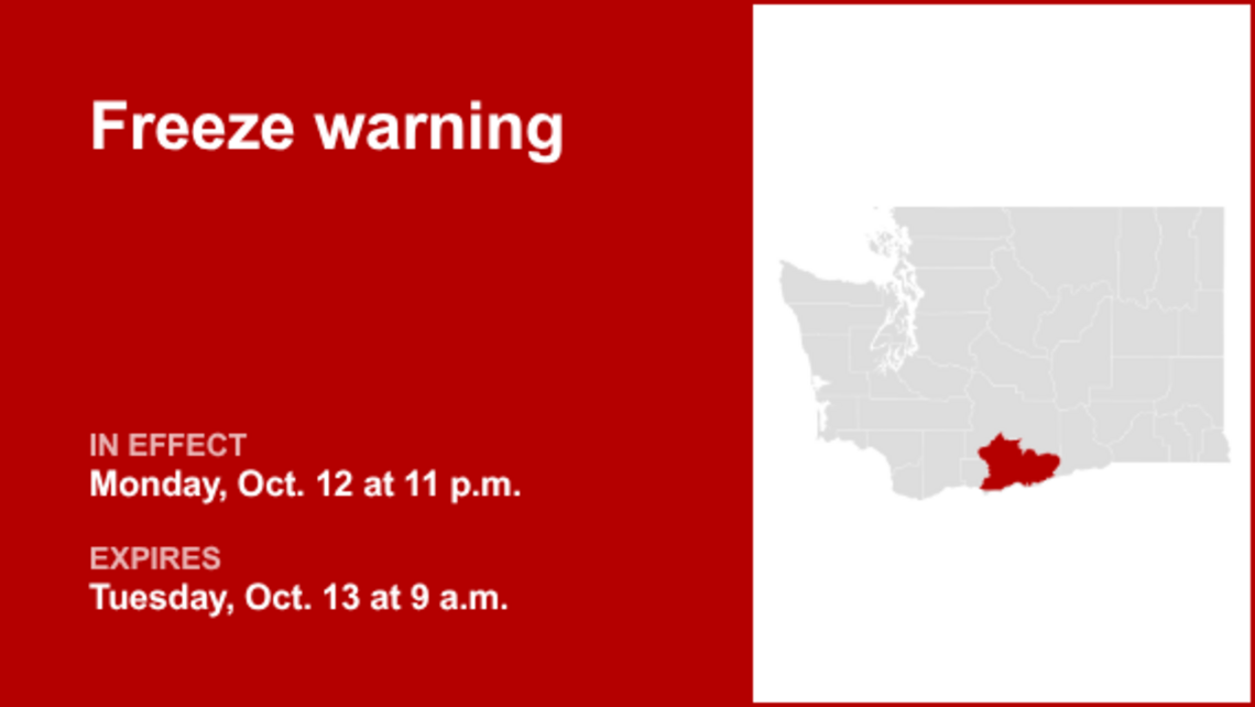 UPDATE: Freeze warning in place for Simcoe Highlands until Tuesday morning 