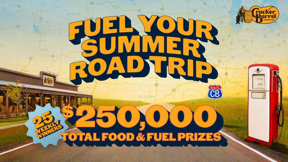Cracker Barrel Has a $250,000 Giveaway for Summer Road Trips