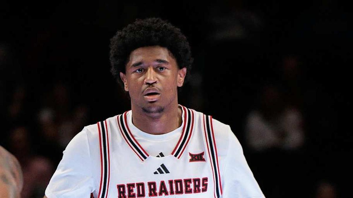  Mar 12, 2026; Kansas City, MO, USA; Texas Tech Red Raiders guard Jaylen Petty (11) brings the ball up court around Iowa State Cyclones guard Jamarion Batemon (1) during the first half at T-Mobile Center. Mandatory Credit: William Purnell-Imagn Images | William Purnell-Imagn Images 